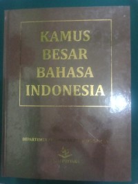 Kamus Besar Bahasa Indonesia Edisi Kedua