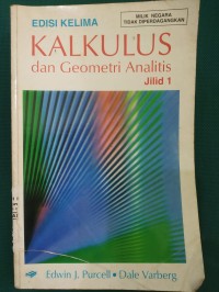 Kalkulus dan Geometri Analitis Jilid 1 Edisi Kelima