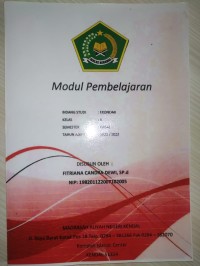 Modul Pembelajaran Ekonomi Kelas X Semester Gasal