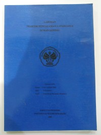 Laporan Praktik Pengalaman Lapangan 11 di MAN Kendal