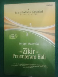 Terapi Makrifat Zikir Penenteram Hati